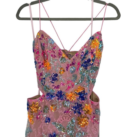 NWT Mac Duggal 68067 Sequin Column Gown, Size 12 - Picture 6 of 12